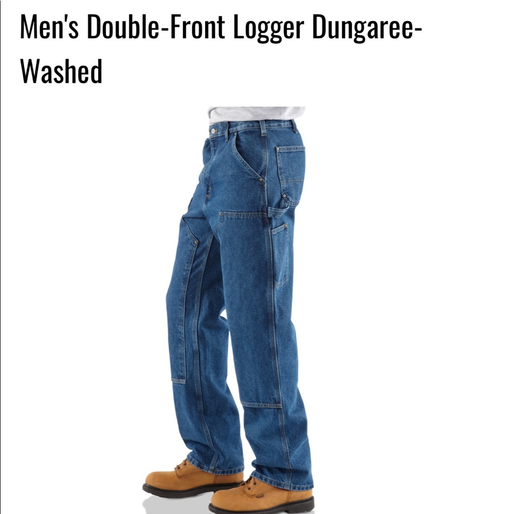 Carhartt Men’s Double Front Logger Dungaree 40x30